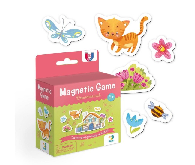 Set magnetic - Pisicuta si casuta viselor