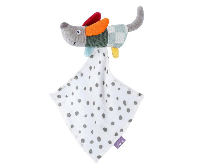 Jucarie doudou mini - Catelus NATUR Jucarie doudou mini - Catelus NATUR