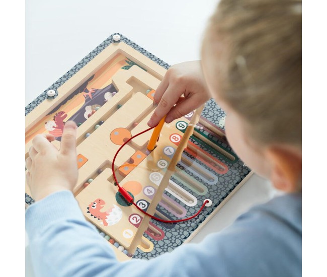 Puzzle labirint - Cursa dinozaurului Puzzle labirint - Cursa dinozaurului