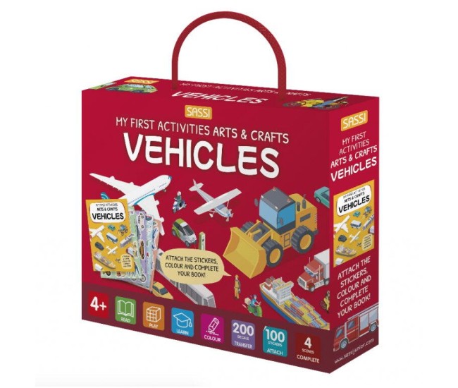 Primul set de arta & lucru manual - Vehicule