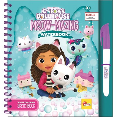 Waterbook: Carte de colorat Gabby's Dollhouse & pisicute