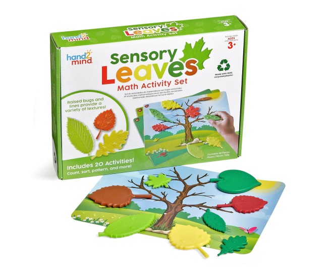 Set activitati matematice - Frunze senzoriale Set activitati matematice - Frunze senzoriale