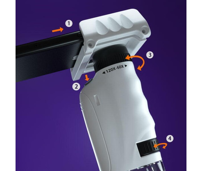 Setul micutului explorator - Microscop portabil Setul micutului explorator - Microscop portabil