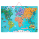 Harta lumii mare - puzzle magnetic (lb.romana) Harta lumii mare - puzzle magnetic (lb.romana)