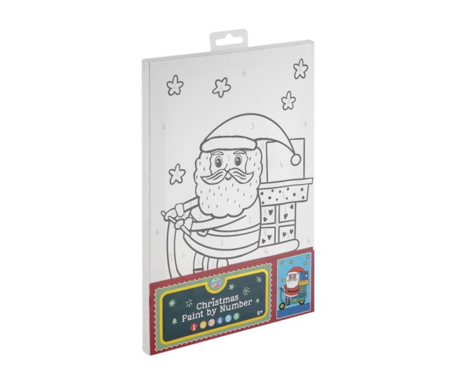 Set pictura pe numere - Mos Craciun cel darnic