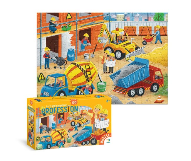 Puzzle meserii - Constructor (150 piese) Puzzle meserii - Constructor (150 piese)