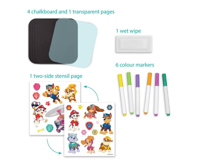 Set desen pentru calatorii - Patrula Catelusilor