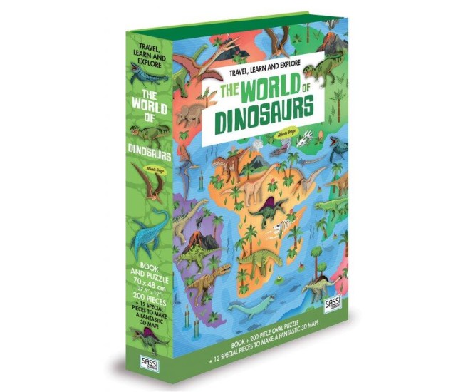 Cunoaste si exploreaza - Puzzle Lumea dinozaurilor (200 piese) Cunoaste si exploreaza - Puzzle Lumea dinozaurilor (200 piese)