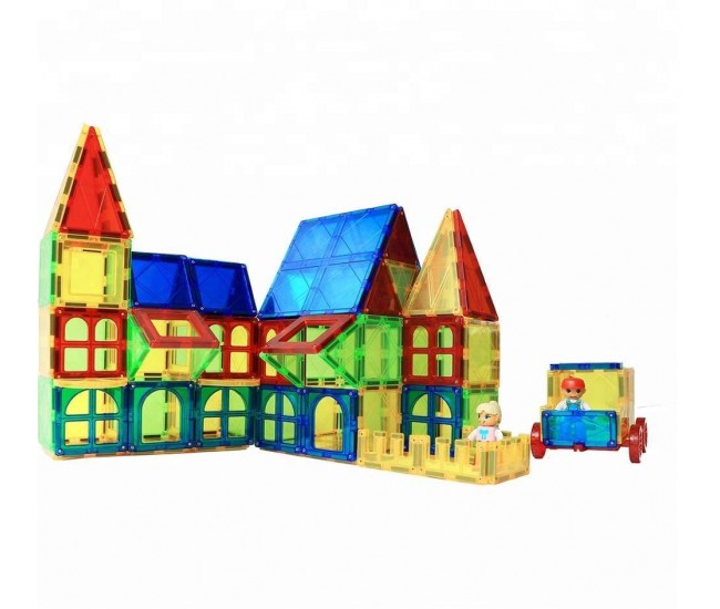 Set de constructie magnetic - 112 piese Set de constructie magnetic - 112 piese