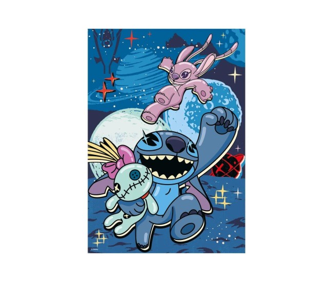 Puzzle neon XL - Stitch (100 piese) Puzzle neon XL - Stitch (100 piese)
