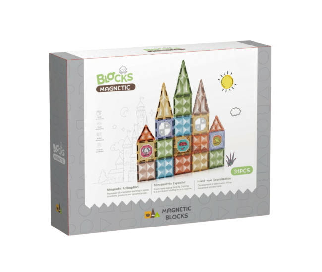 Joc magnetic Diamond - 31 piese (7.5 cm) Joc magnetic Diamond - 31 piese (7.5 cm)