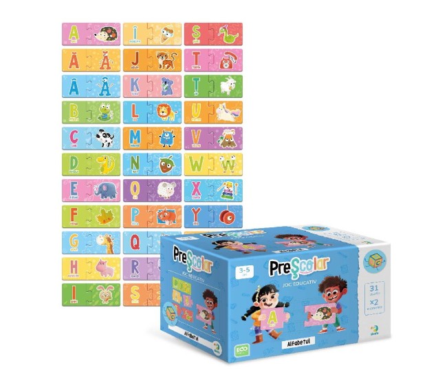 Joc educativ - Invat alfabetul (limba romana) Joc educativ - Invat alfabetul (limba romana)