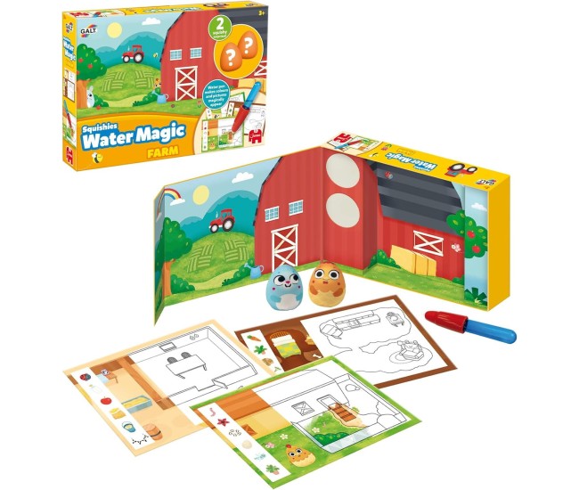 Set Water Magic de colorat: La ferma cu Squishies Set Water Magic de colorat: La ferma cu Squishies