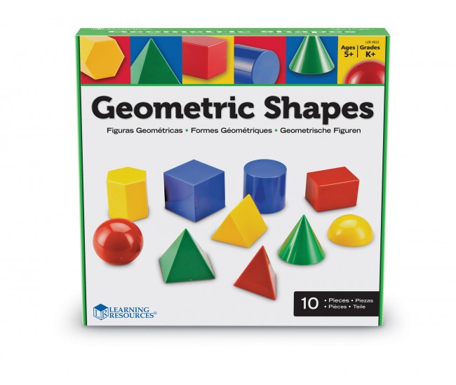 Corpuri geometrice din plastic - 10 piese Corpuri geometrice din plastic - 10 piese