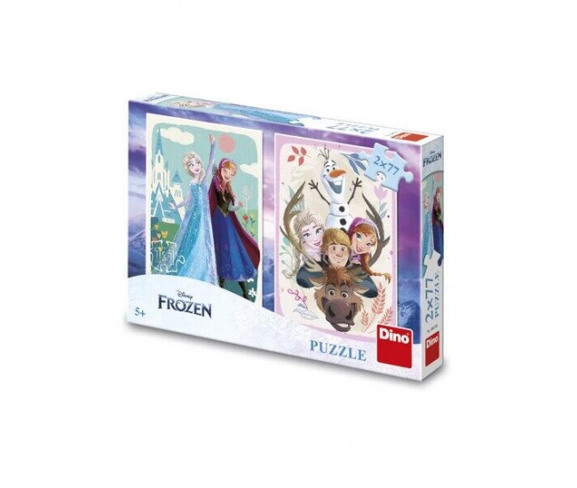 Puzzle 2 in 1 - Anna si Elsa (2 x 77 piese) Puzzle 2 in 1 - Anna si Elsa (2 x 77 piese)