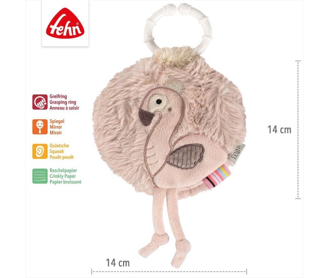 Carticica din plus pentru bebelusi - Flamingo