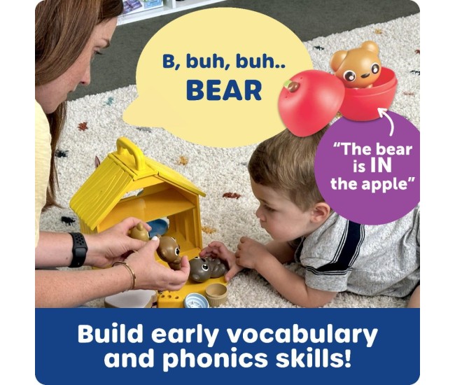 Joc Montessori - Picnic cu familia de ursuleti