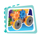 Set de constructie 3 in 1 STEM - Robotel & masinute saniter Set de constructie 3 in 1 STEM - Robotel & masinute saniter