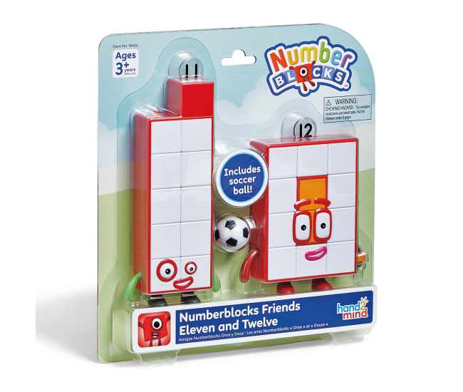 Set figurine Numberblocks - Unsprezece & Doisprezece Set figurine Numberblocks - Unsprezece & Doisprezece