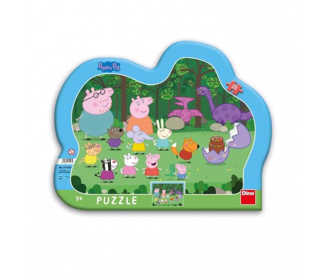 Puzzle cu rama - Peppa Pig (25 piese) Puzzle cu rama - Peppa Pig (25 piese)