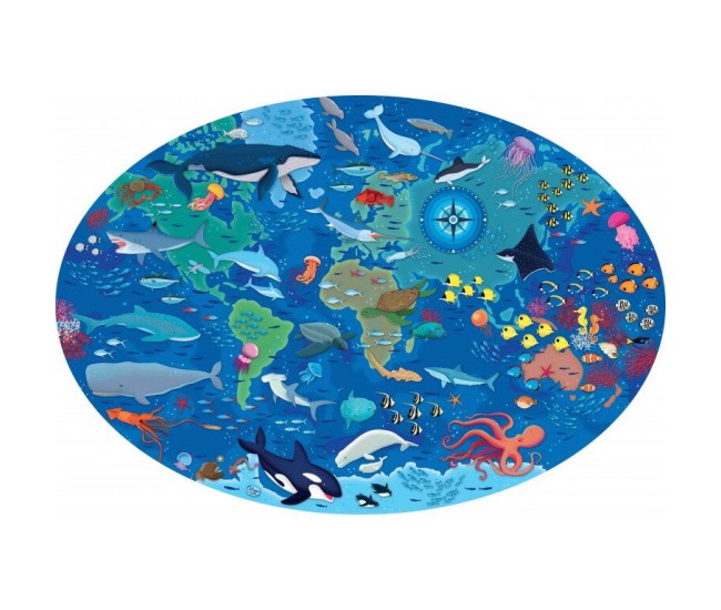 Cunoaste si exploreaza - Puzzle Mari si oceane (205 piese) Cunoaste si exploreaza - Puzzle Mari si oceane (205 piese)