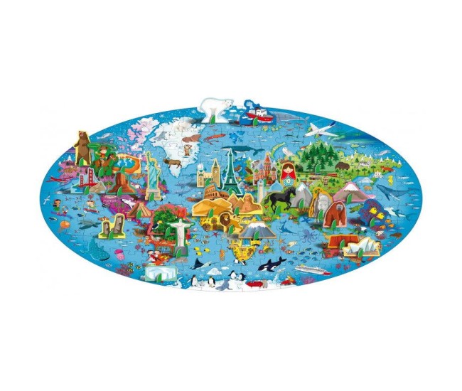 Cunoaste si exploreaza - Puzzle Planeta Pamant (200 piese) Cunoaste si exploreaza - Puzzle Planeta Pamant (200 piese)