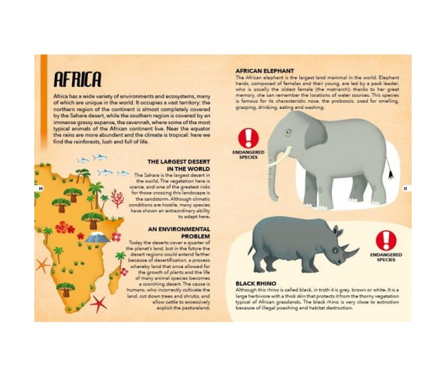 Cunoaste si exploreaza - Puzzle Animale pe cale de disparitie (205 piese) Cunoaste si exploreaza - Puzzle Animale pe cale de disparitie (205 piese)