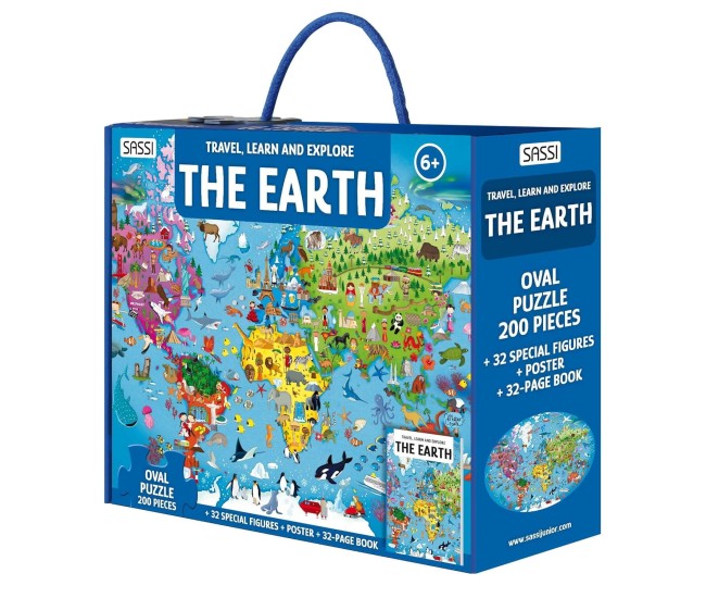 Cunoaste si exploreaza - Puzzle Planeta Pamant (200 piese) Cunoaste si exploreaza - Puzzle Planeta Pamant (200 piese)