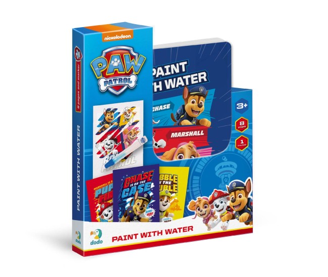 Set de colorat cu apa - Patrula Catelusilor Set de colorat cu apa - Patrula Catelusilor