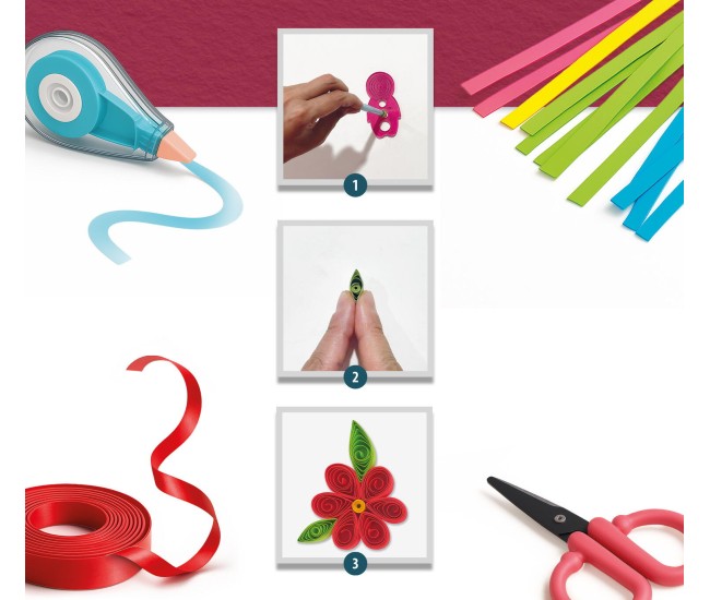 Set creativ KIDS ART - Decoratiuni din hartie