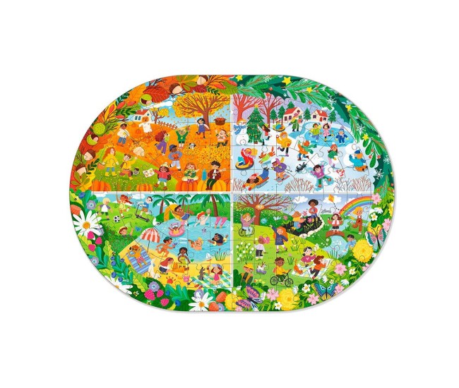 Puzzle - Anotimpurile (100 piese) Puzzle - Anotimpurile (100 piese)