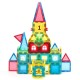 Set de constructie magnetic 3D - 103 piese Set de constructie magnetic 3D - 103 piese