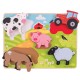 Puzzle din lemn - In ograda Puzzle din lemn - In ograda