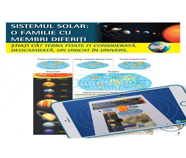 Atlas geografic scolar. Cunoasterea Terrei prin realitatea augmentata Atlas geografic scolar. Cunoasterea Terrei prin realitatea augmentata