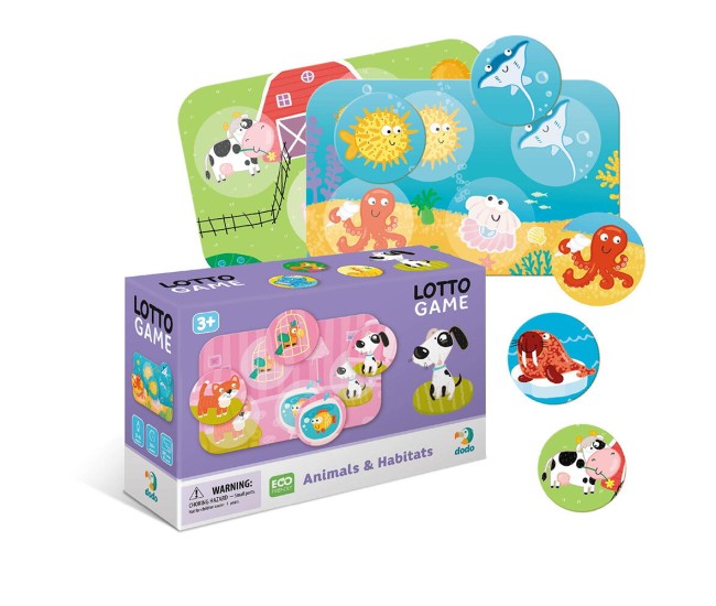 Joc lotto - Animale si habitate Joc lotto - Animale si habitate