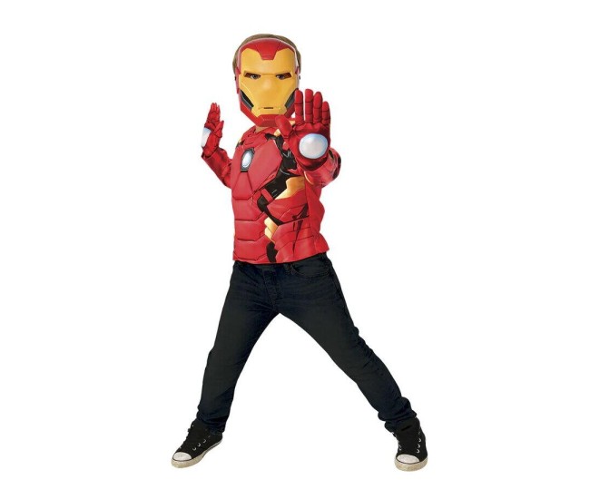 Set bluza cu muschi & masca - Iron Man