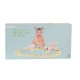 Set de constructii cu trenulet - 58 piese (pastel)