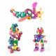 Clixo® joc magnetic de construit - Super Curcubeu (60 piese) Clixo® joc magnetic de construit - Super Curcubeu (60 piese)