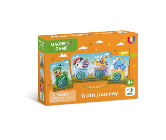 Set magnetic - Calatorie cu trenul Set magnetic - Calatorie cu trenul