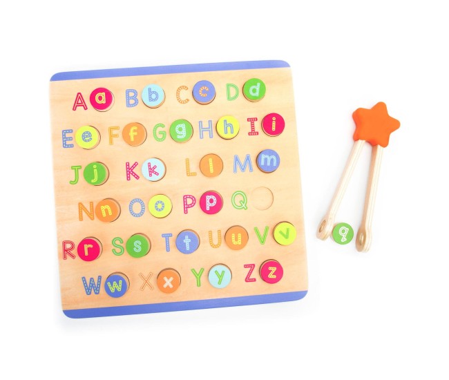 Puzzle din lemn - Litere & sunete in lb. engleza Puzzle din lemn - Litere & sunete in lb. engleza