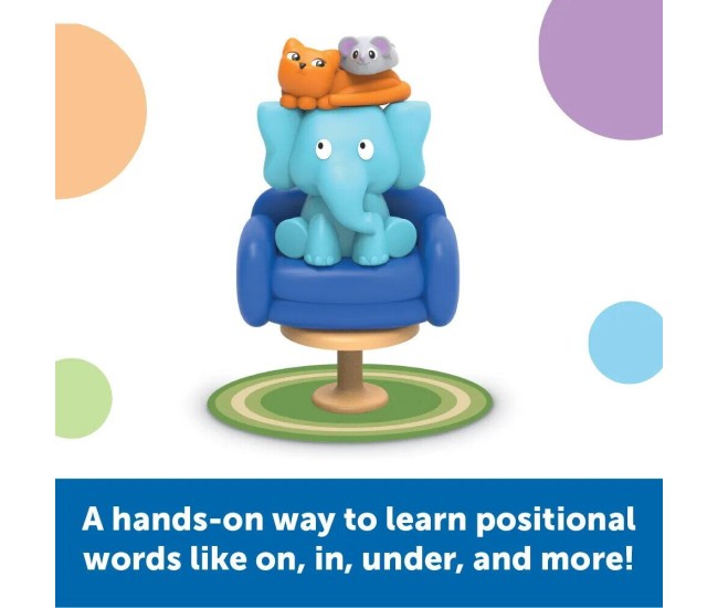 Set activitati relatii spatiale - Elefantul din camera