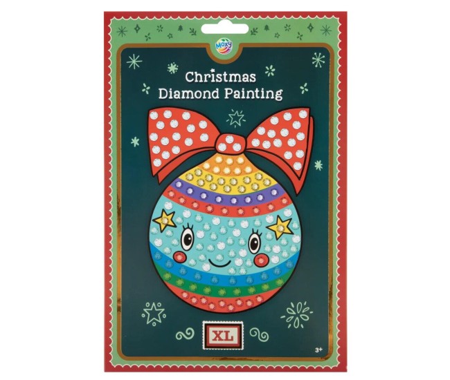 Set pictura cu diamante XL - Glob de Craciun Set pictura cu diamante XL - Glob de Craciun