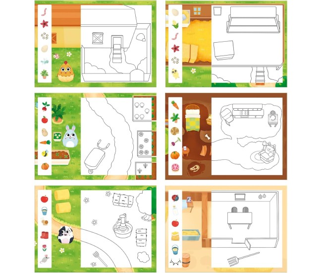 Set Water Magic de colorat: In jungla cu Squishies Set Water Magic de colorat: In jungla cu Squishies