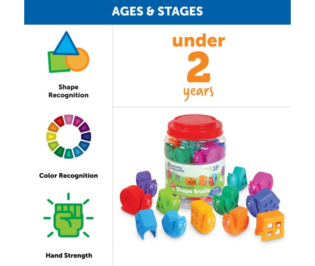 Joc de potrivire cu forme - Melcii veseli