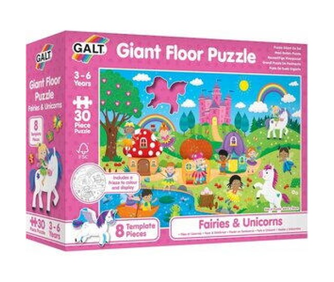 Puzzle Podea: Zane si unicorni (30 piese) Puzzle Podea: Zane si unicorni (30 piese)