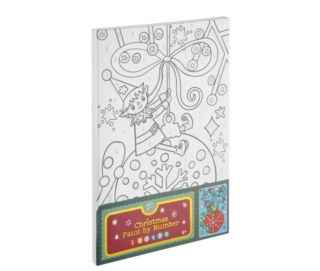 Set pictura pe numere - Spiridus de Craciun