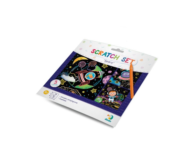 Set creativ de razuit - Spatiul cosmic Set creativ de razuit - Spatiul cosmic