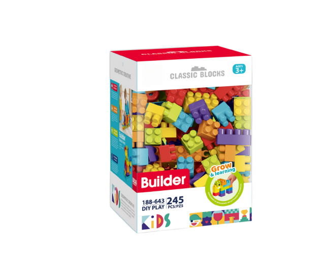 Cuburi de construit (245 piese) Cuburi de construit (245 piese)