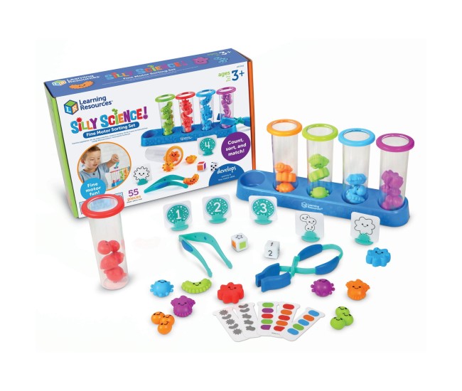 Joc sortare & motricitate - Microbi colorati