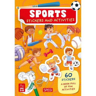 Carte de activitati cu abtibilduri - Ora de sport